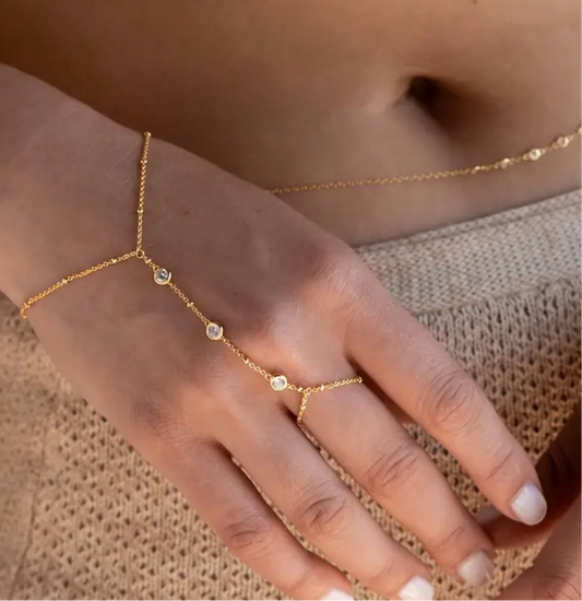 The Aurora Luxe Hand Chain