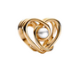 The Gold Pearly Heart Charm