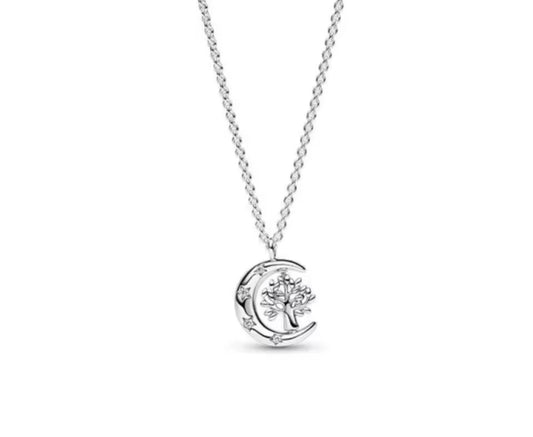The Silver Summertime Family Grove Necklace