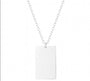 The Silver Engravable Heartfelt Tag Necklace