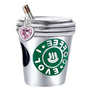 The Green Coffee Cup Charm
