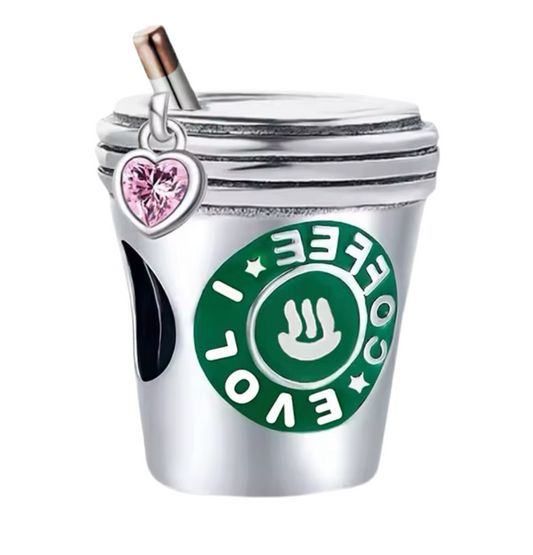 The Green Coffee Cup Charm