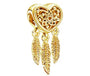 The 18k Gold Plaited Loving Dreamcatcher Charm