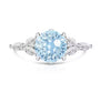 The Silver Sadrià Circle Petal Adjustable Ring
