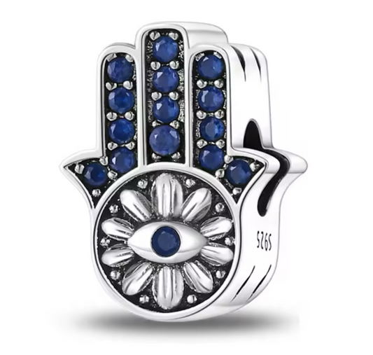 The Enchanted Floral Evil Eye Charm