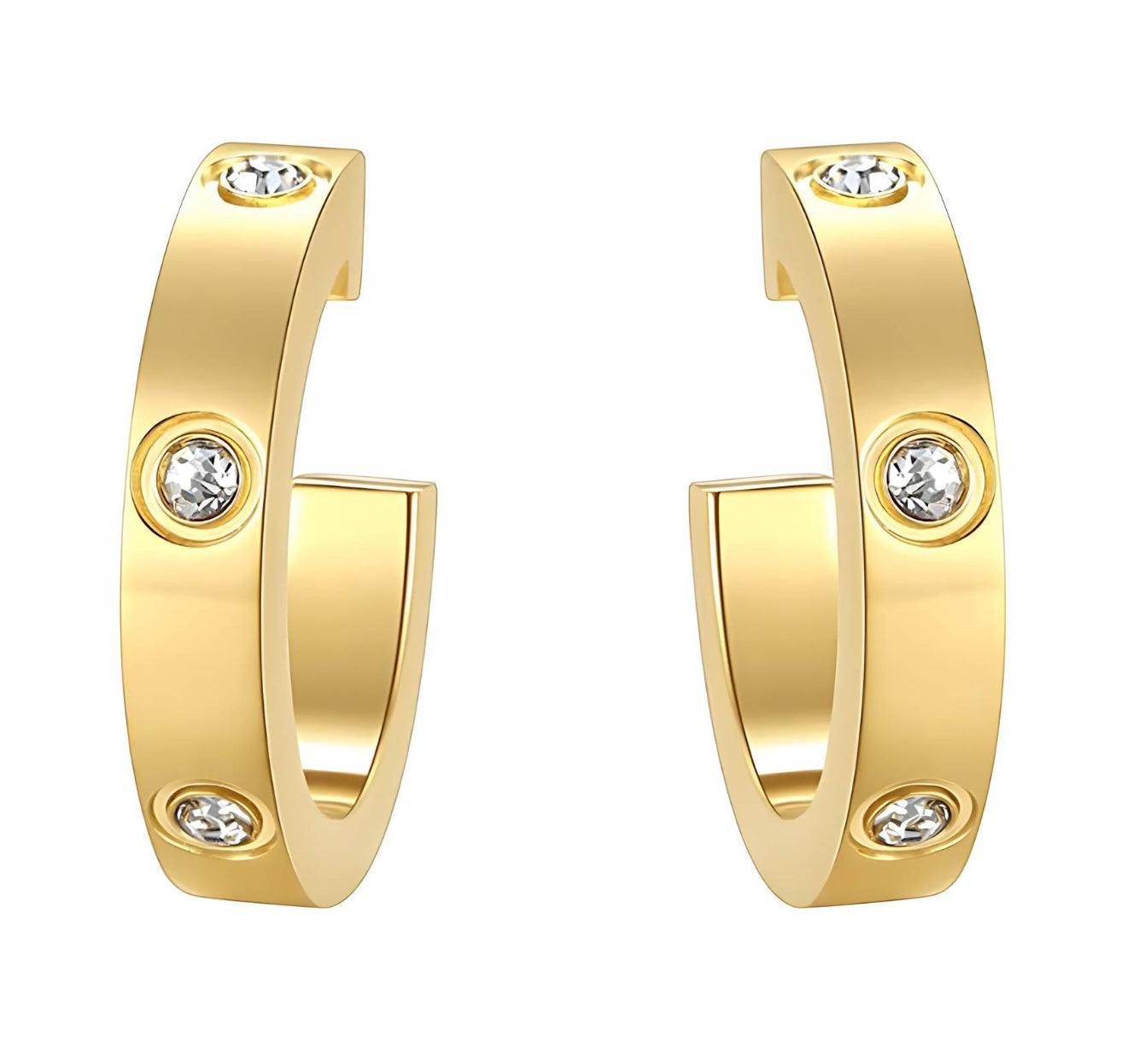 The Gilded Glow Hoop Earring