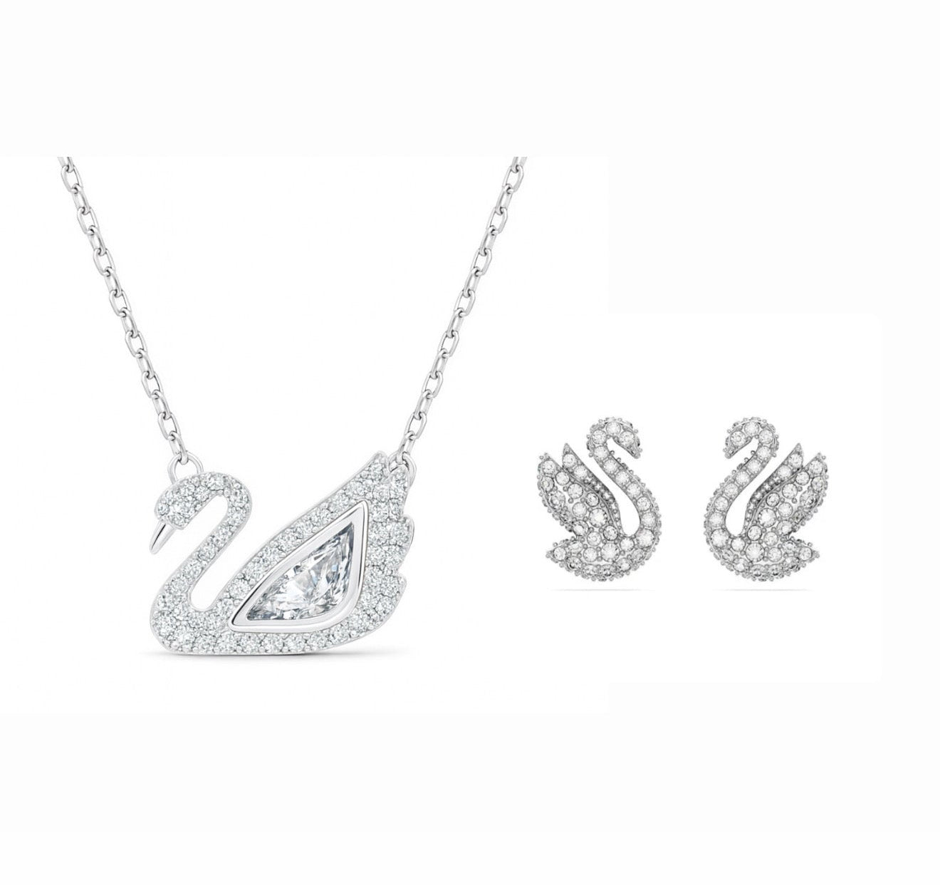 The Silver Sparkling Swan Lake Set