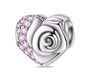 The Silver Rosette Bloom Charm