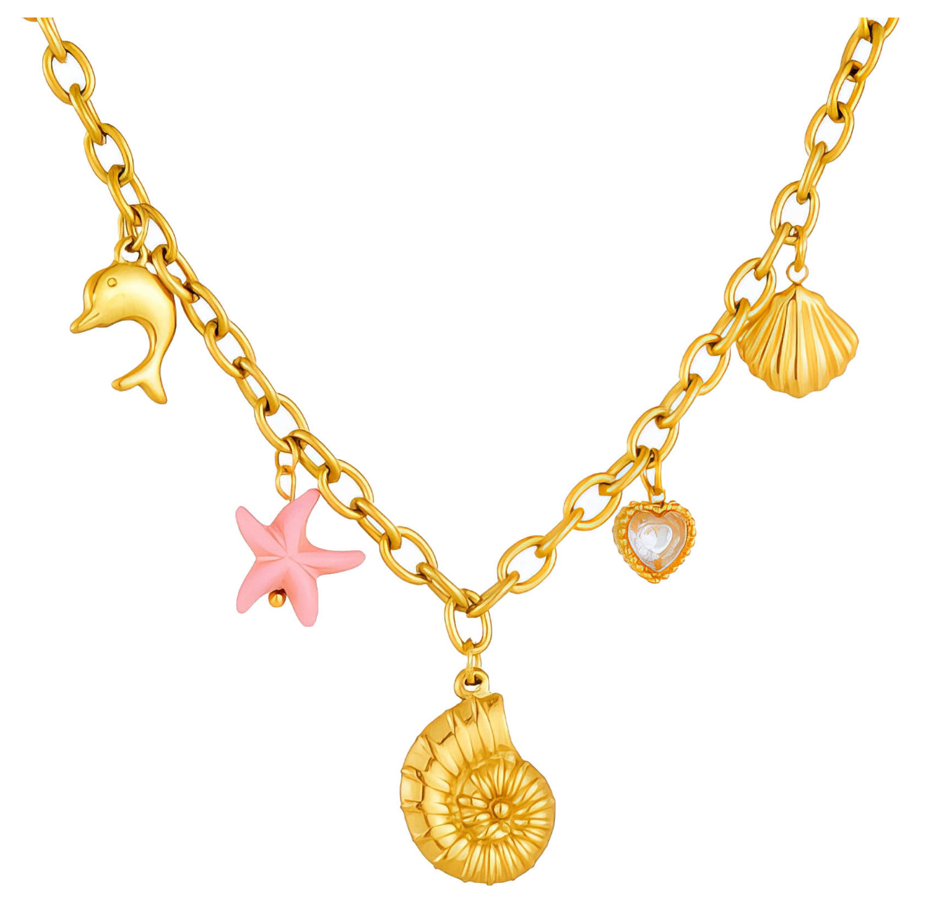 The Gold Pink Lagoon Dreams Necklace