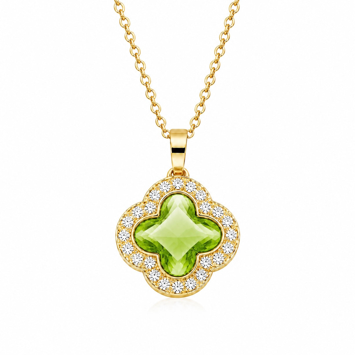 The Gold Anastasia Clover Necklace