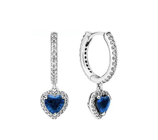 The Deep Blue Wave Celestial Heart Huggies