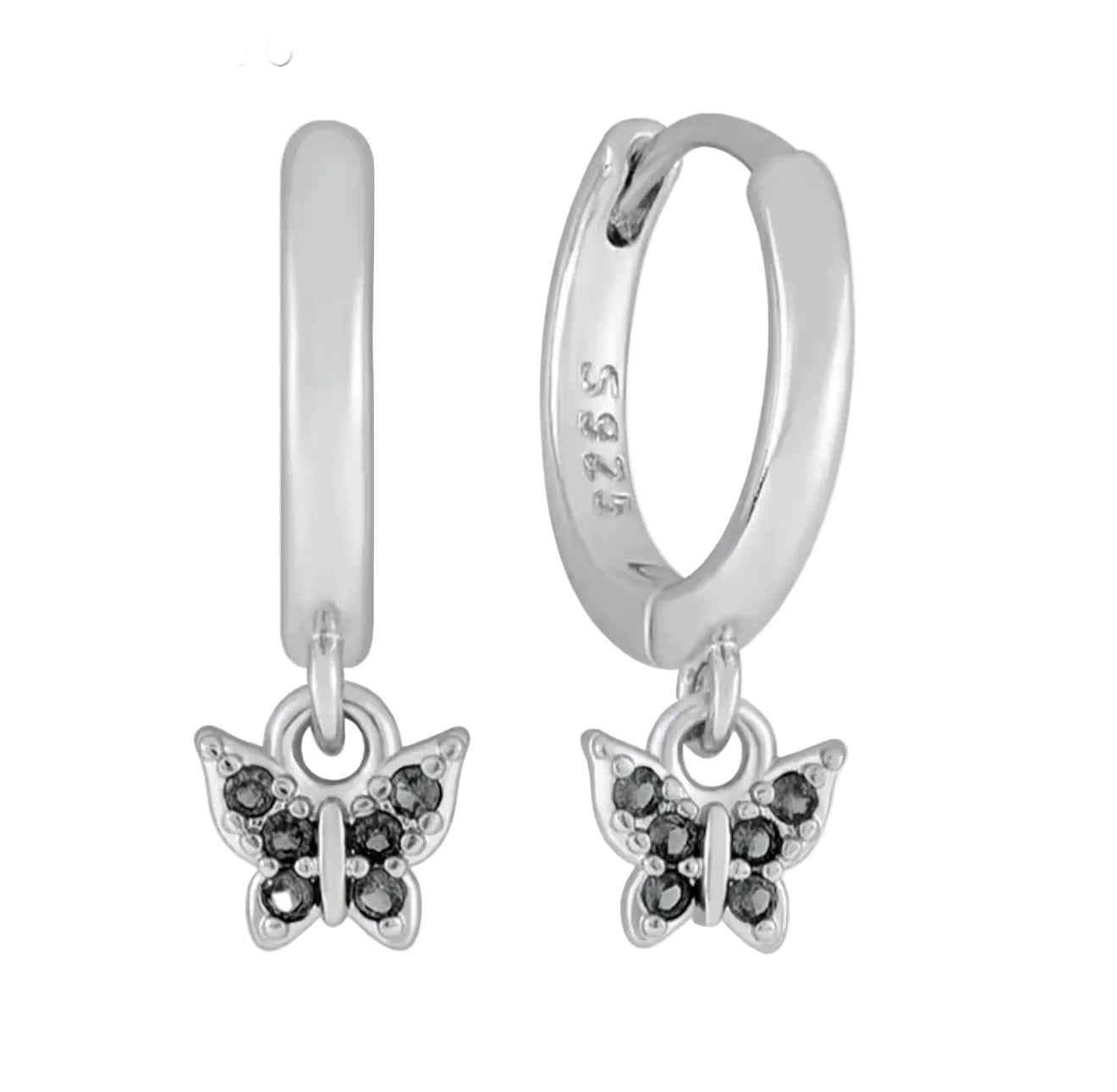 The Silver Baby Midnight Black Butterfly Huggies