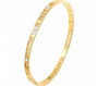 The Gold Dainty Roman Numeral Bangle