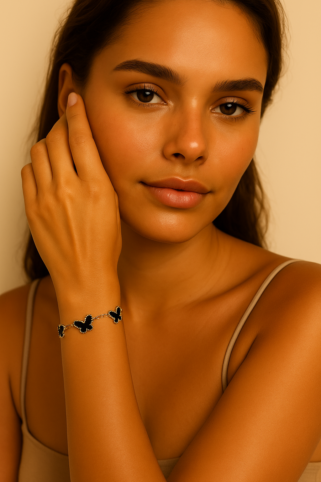 The Golden Black Magical Butterfly Bracelet