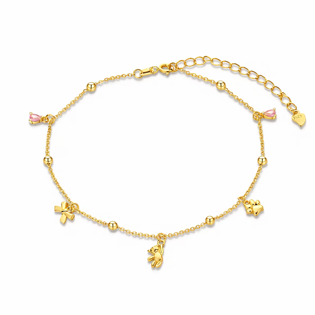The Gold Childhood Keepsake Charm Bracelet