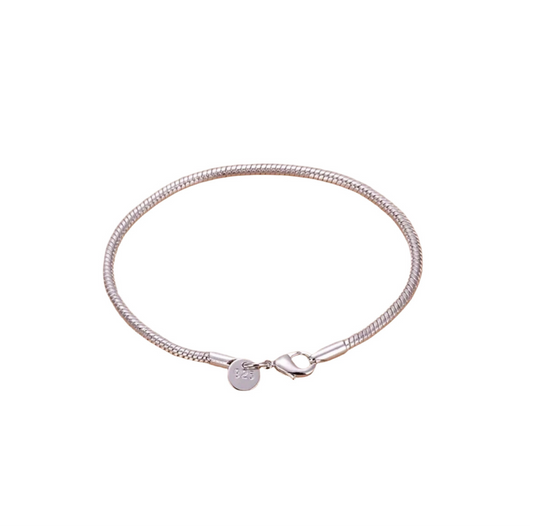 Silver Luxe Clip-On Charm Bracelet (21cm)