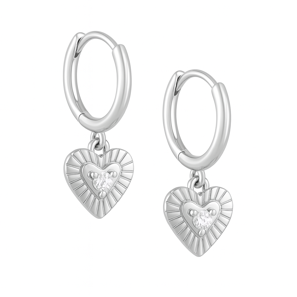 The Silver Heartflare Aureline Huggies