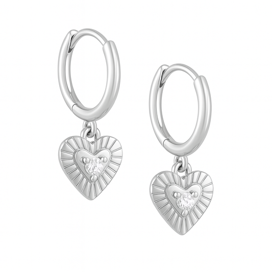 The Silver Heartflare Aureline Huggies