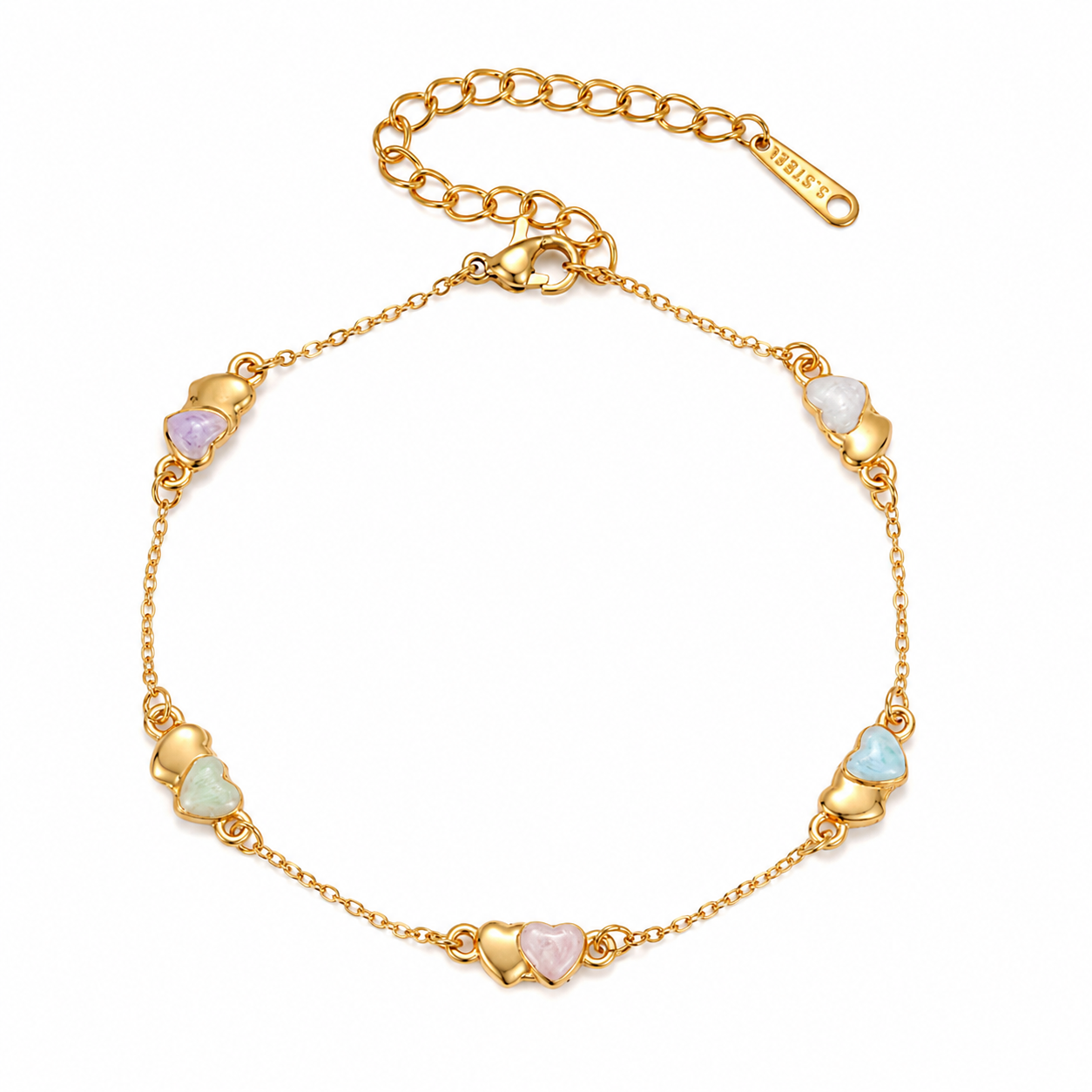 The Gold Dainty Sweetheart Bracelet