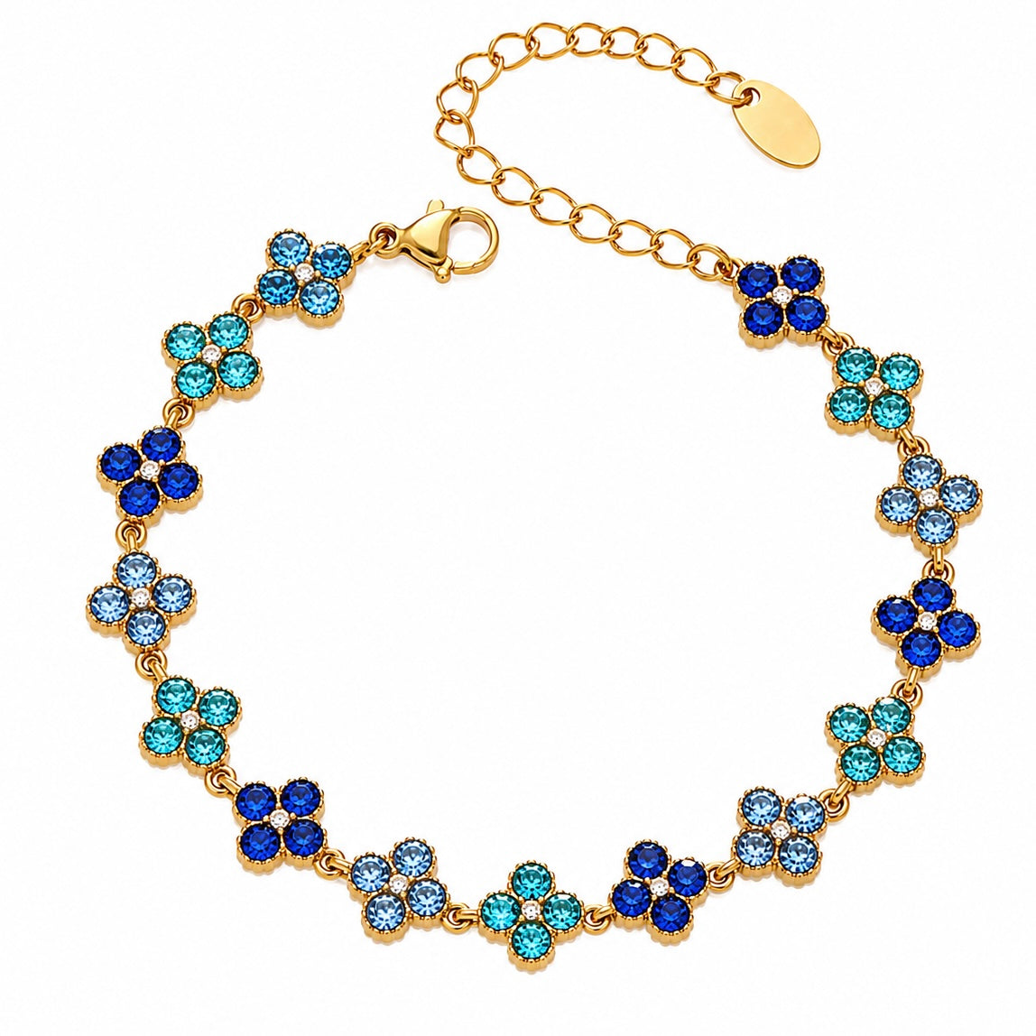 The Gold Sahara Clover Bracelet