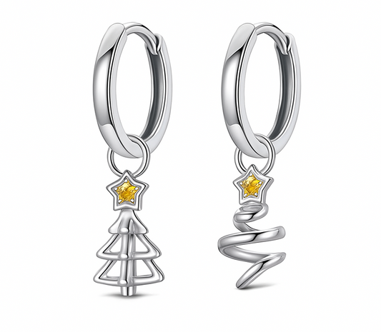 The Silver Shining Star Christmas Tree Huggies