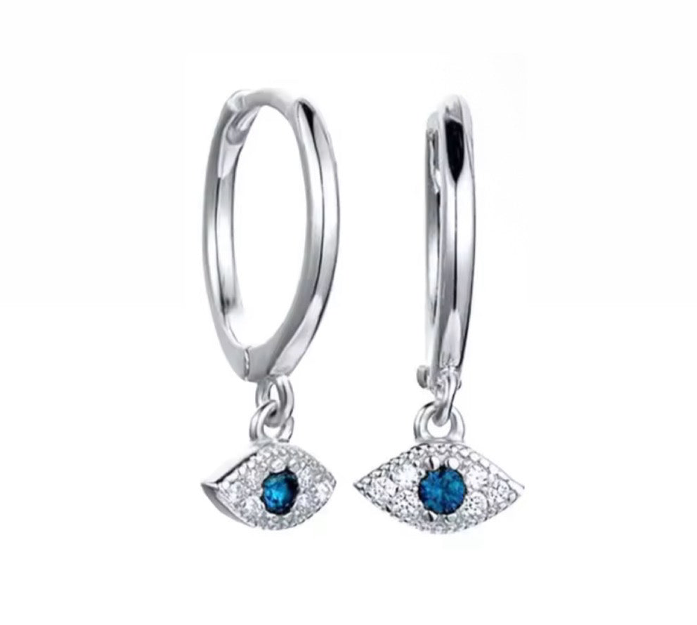 The Silver Enchanted Evil Eye Protection Huggies