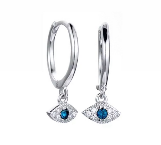 The Silver Enchanted Evil Eye Protection Huggies