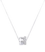 The Silver Simplistic Sparkle Link Necklace