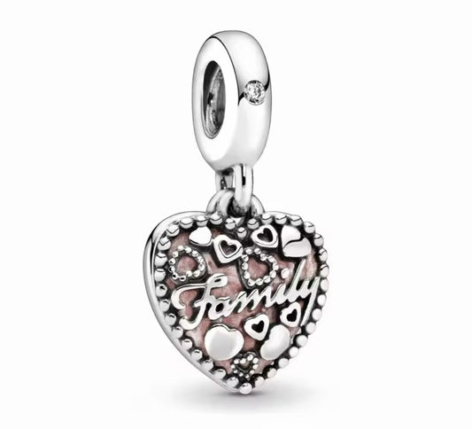 The Family Heart Charm