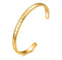 The Gold Stargazing Open Back Bangle