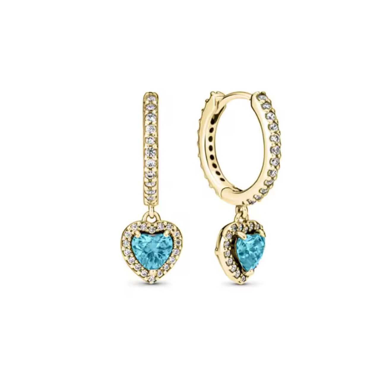The Gold Ocean Blue Celestial Heart Huggies