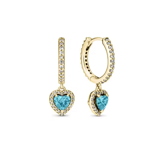 The Gold Ocean Blue Celestial Heart Huggies