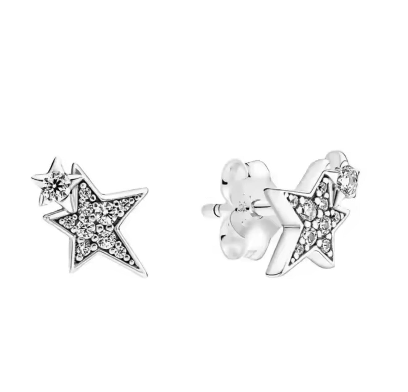 The Silver Dainty Reach To The Stars Studs