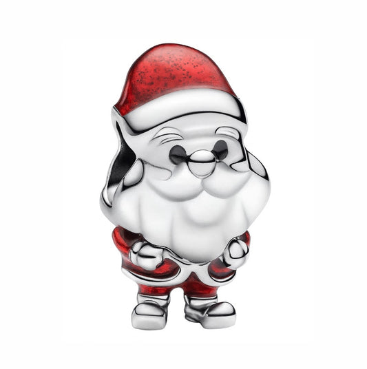 The Silver Santa Claus Cheer Charm
