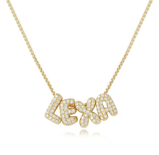 The Gold Bling Name Necklace