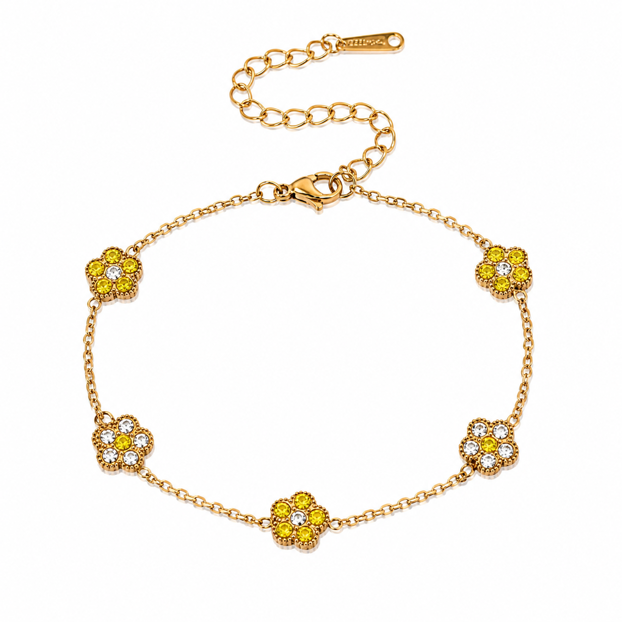 The Gold Meadow Flower Bracelet