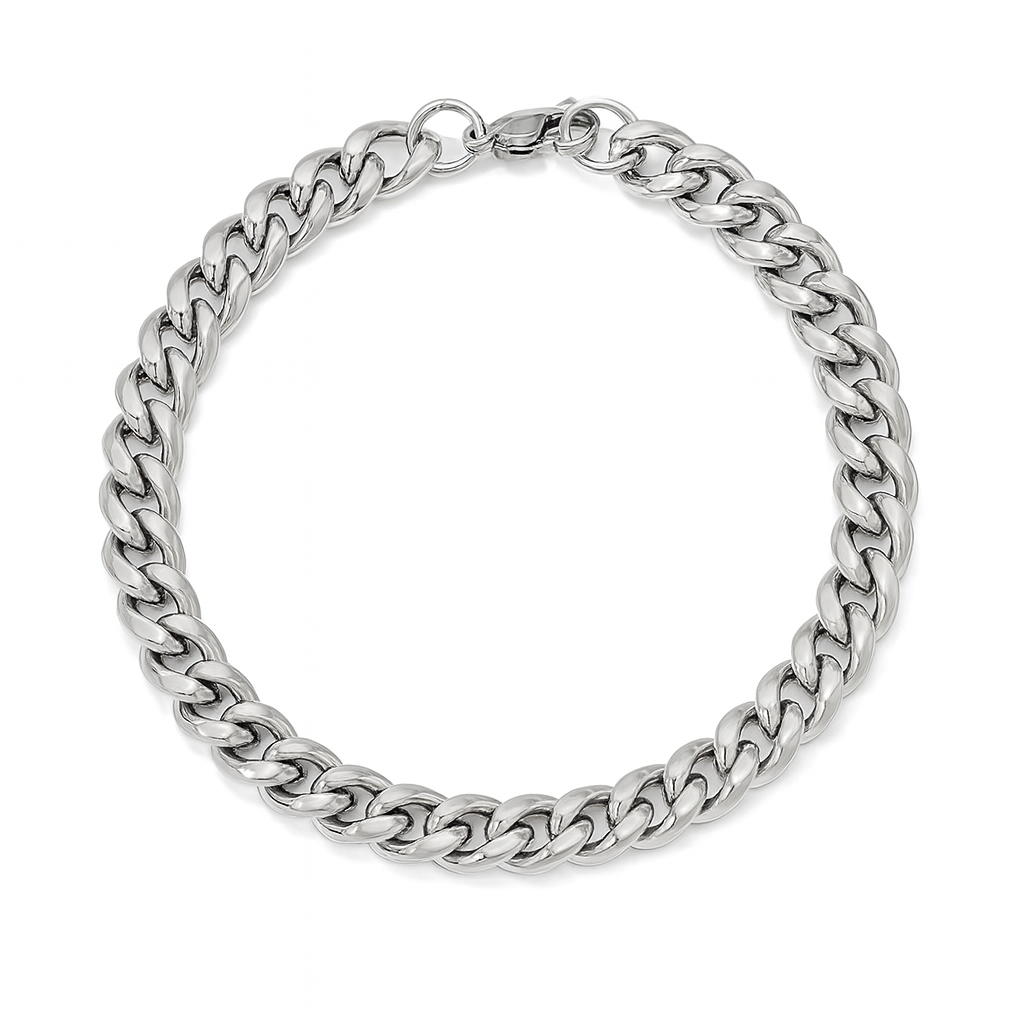 The Silver Legacy Cuban Bracelet