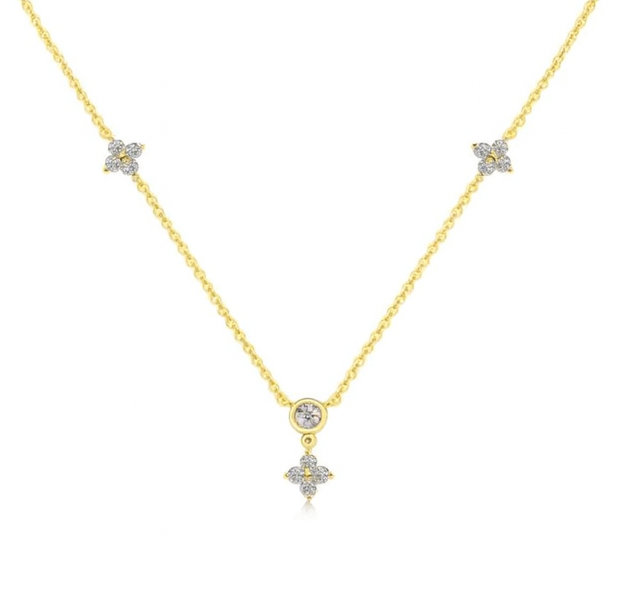 The Gold Dainty Star Wish Necklace