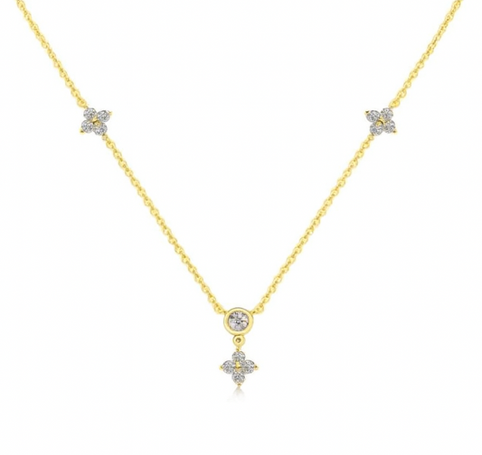 The Gold Dainty Star Wish Necklace