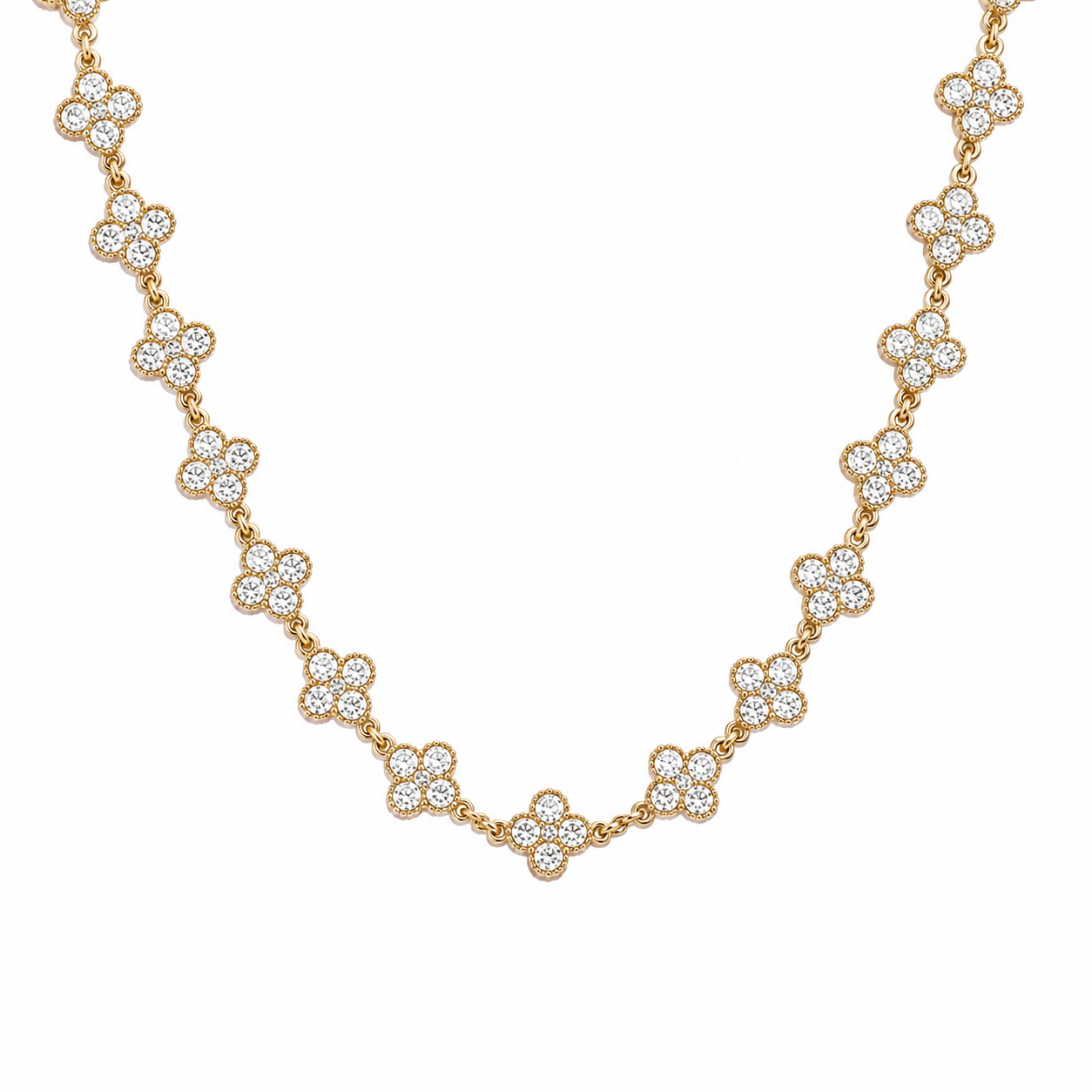 The Gold Sahara Clover Necklace