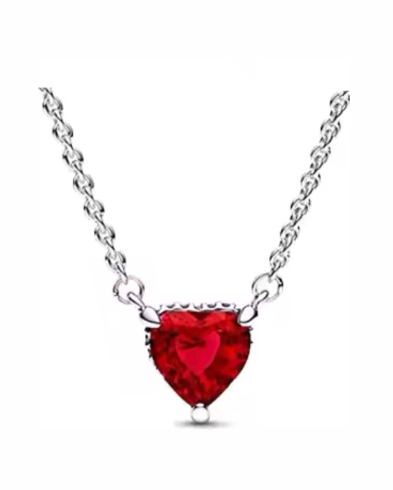 The Ruby Red Pendant Necklace