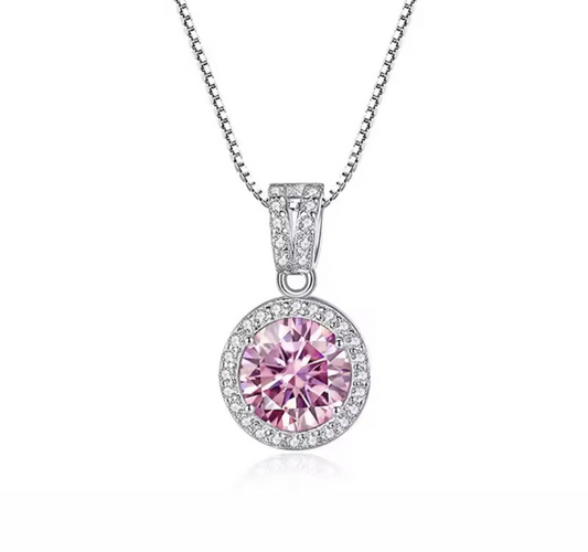 The Silver Rose Radiance Pendant Necklace