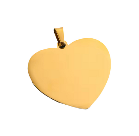 Fully Hand Engraved Love Charm