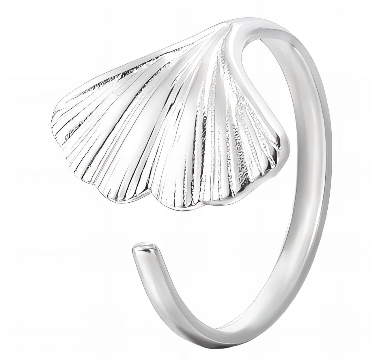 The Silver Elegant Tide Kissed Ring