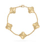 The Gold OG Etoilé Arabia Clover Flower Bracelet