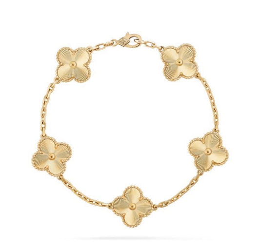 The Gold OG Etoilé Arabia Clover Bracelet