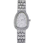 The Silver Diamanté Mosaic Hour Watch