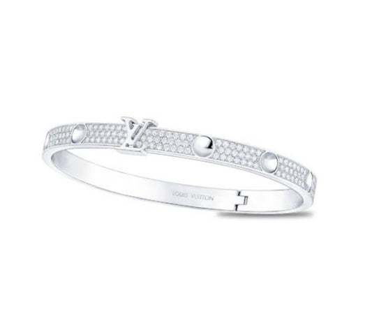 The Silver Sparkling Luvinà Bangle