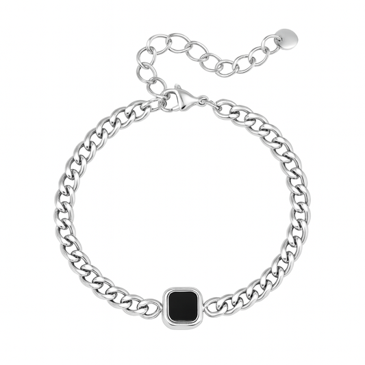 The Silver Anchor Chain Bracelet