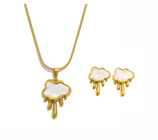 The Golden Cloud Jewellery Set - Recommended (Save £6.99)